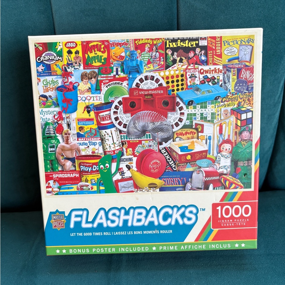 Jigsaw Puzzle - retro toys - 1000 Pieces